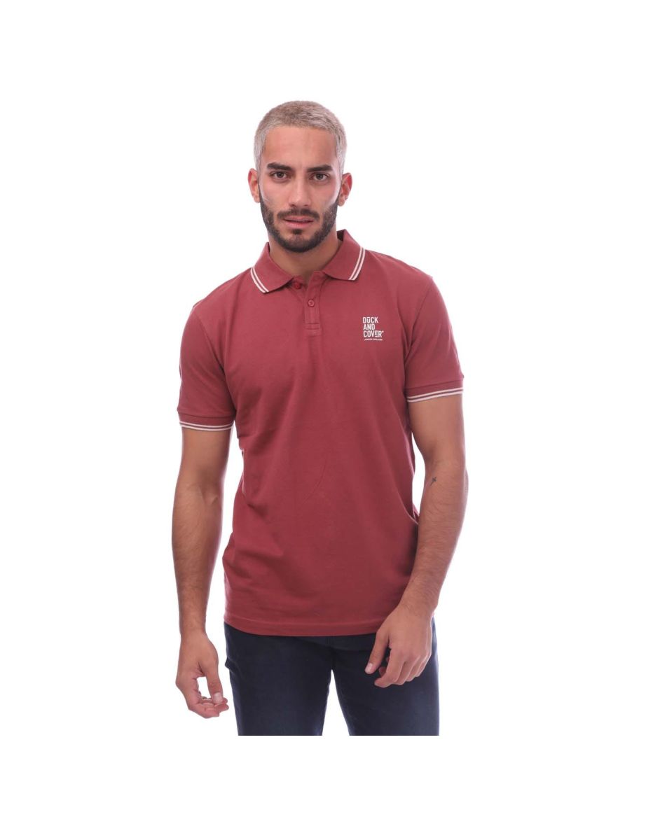 Men's Duck and Cover Sameer Polo Shirt in Red