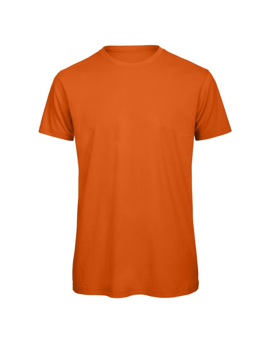 B&C Mens Favourite Organic Cotton Crew T-Shirt - Urban Orange