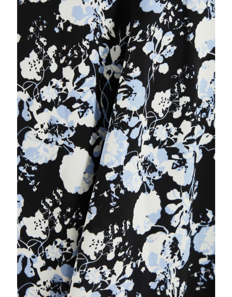 Black Floral Playsuit - 5