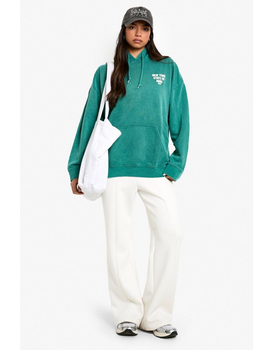 Overdye NY State Of Mind Oversized Hoodie