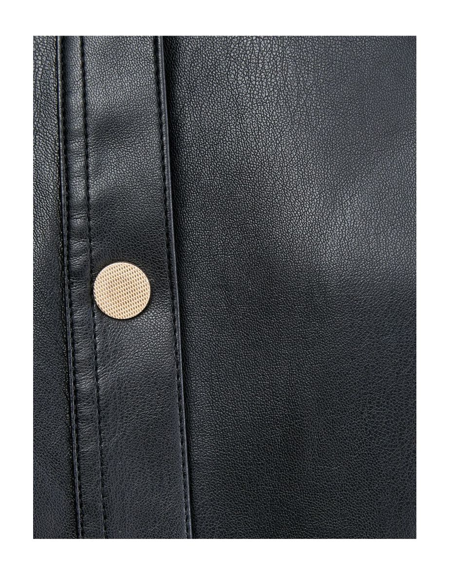Tuba Ünsal X Cotton - Mini Faux Leather Dress - 6