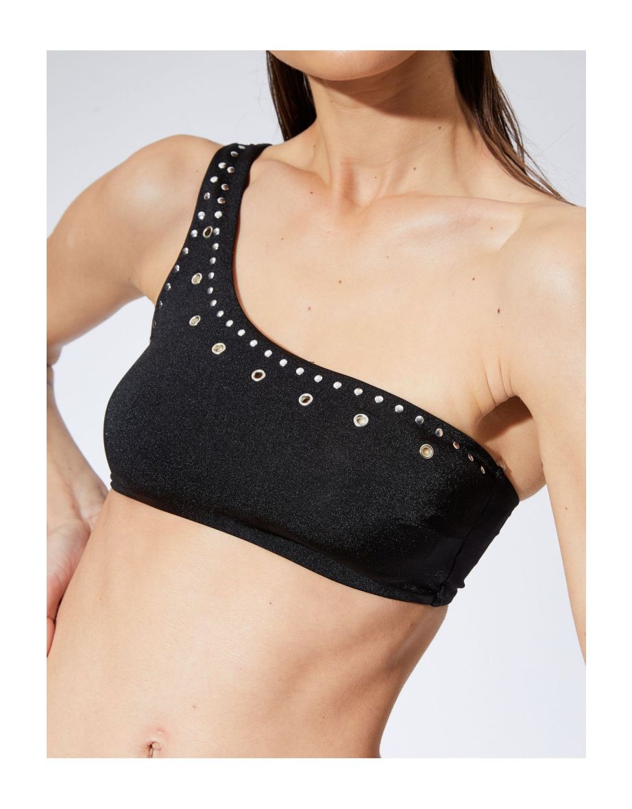 Bikini Top - Black - Plain - 5