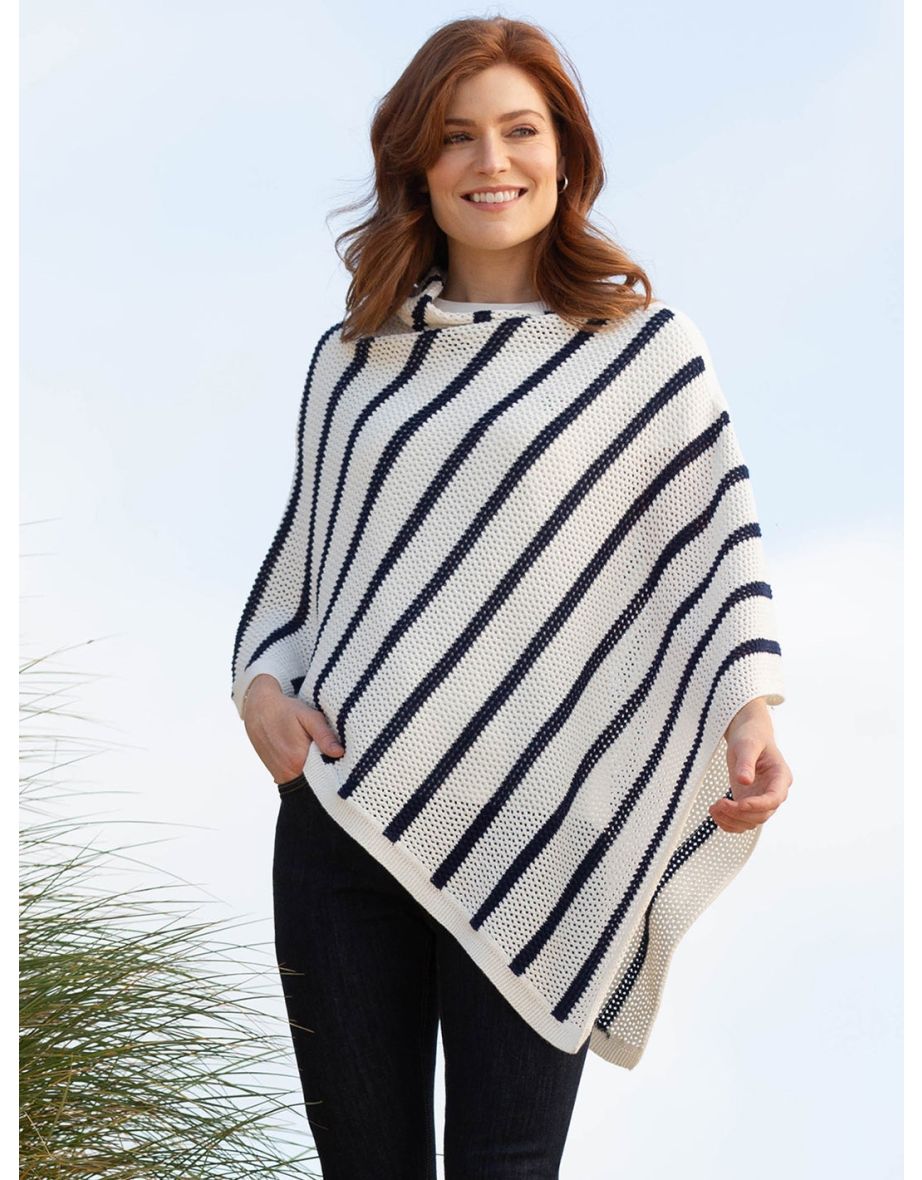 Hermitage knit poncho