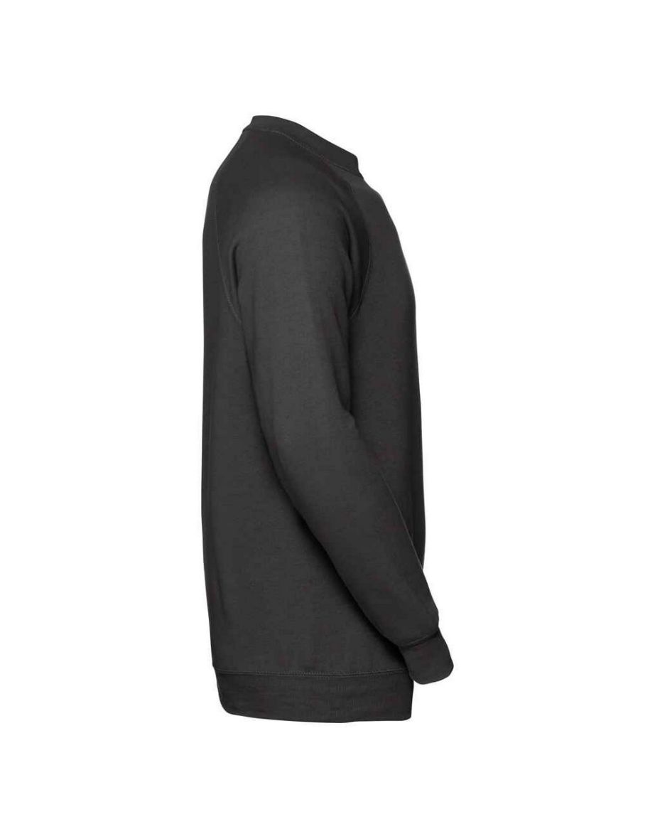 Russell Mens Spotshield Raglan Sweatshirt - Black - 2