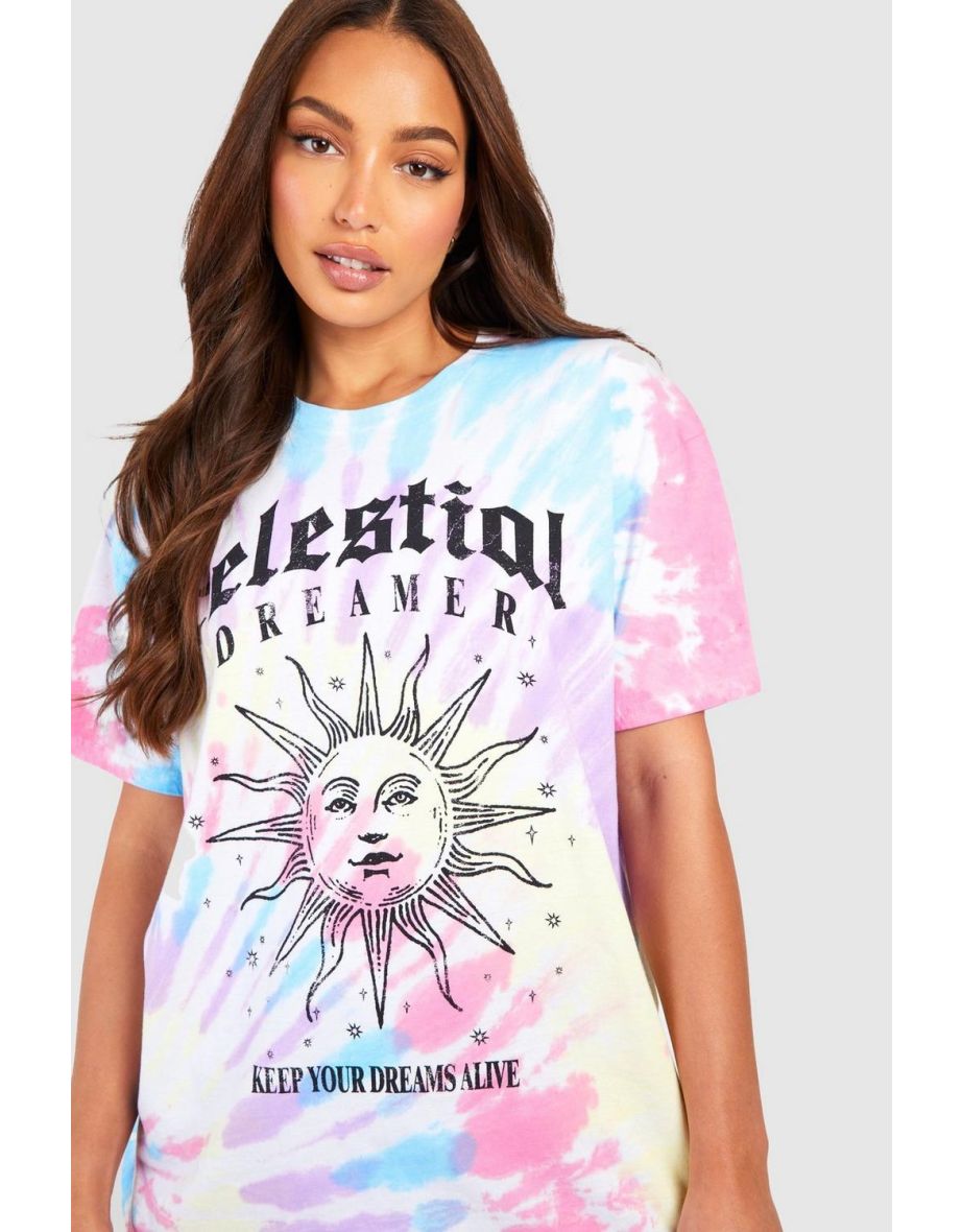 Tall Celestial Dreamer Oversized T-shirt - multi - 3