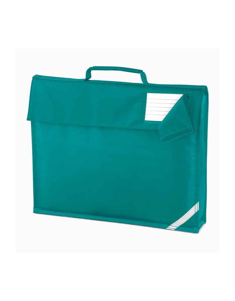 Quadra Childrens/Kids Reflective Book Bag - Emerald