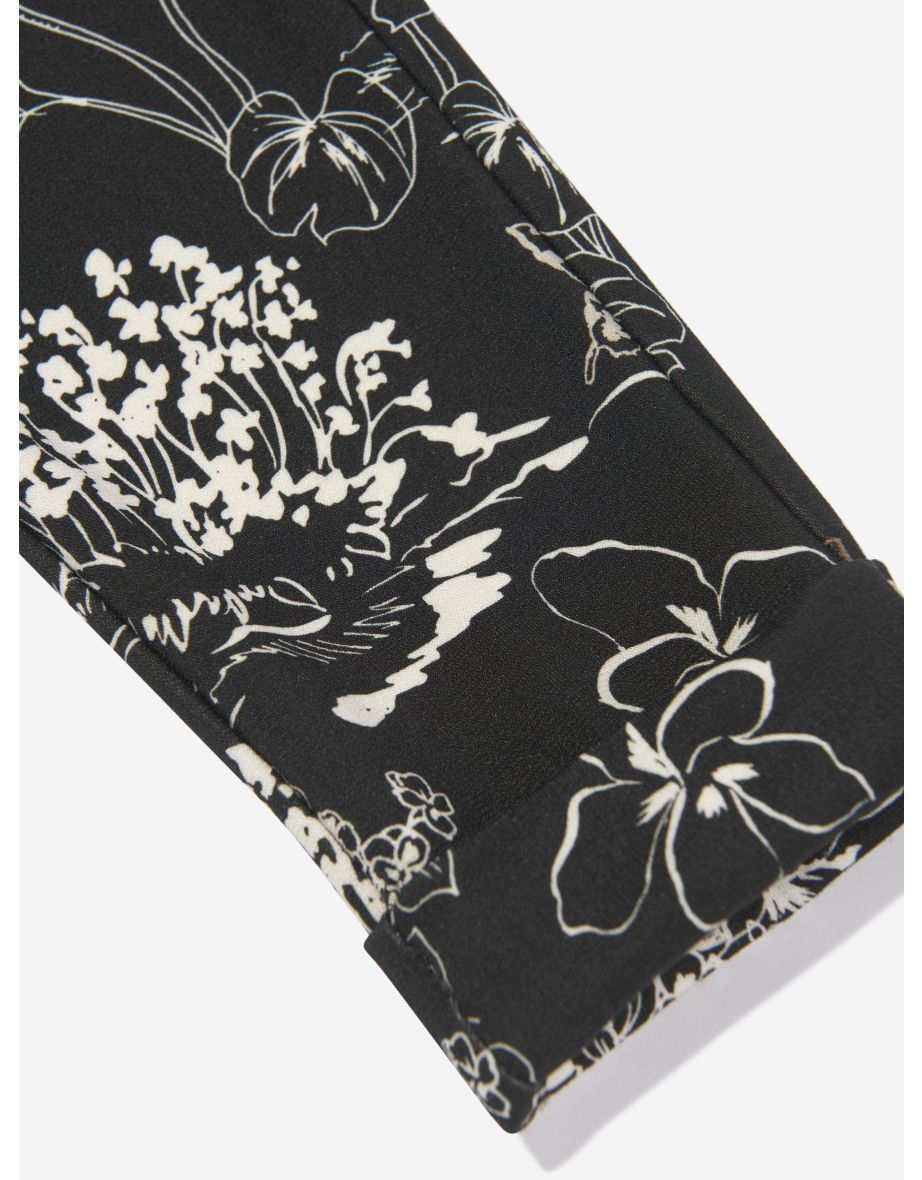 Girls Punto Milan Leggings in Black - 3