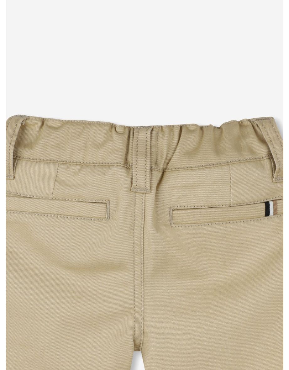 BOSS Baby Boys Chino Shorts in Beige - 3