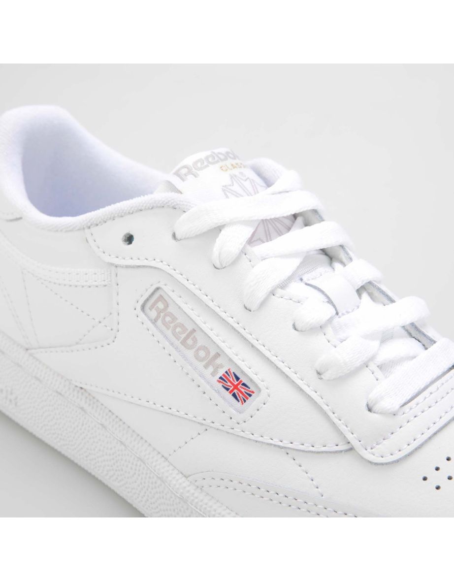 Women's Reebok Classics Club C 85 Trainers in White - 4