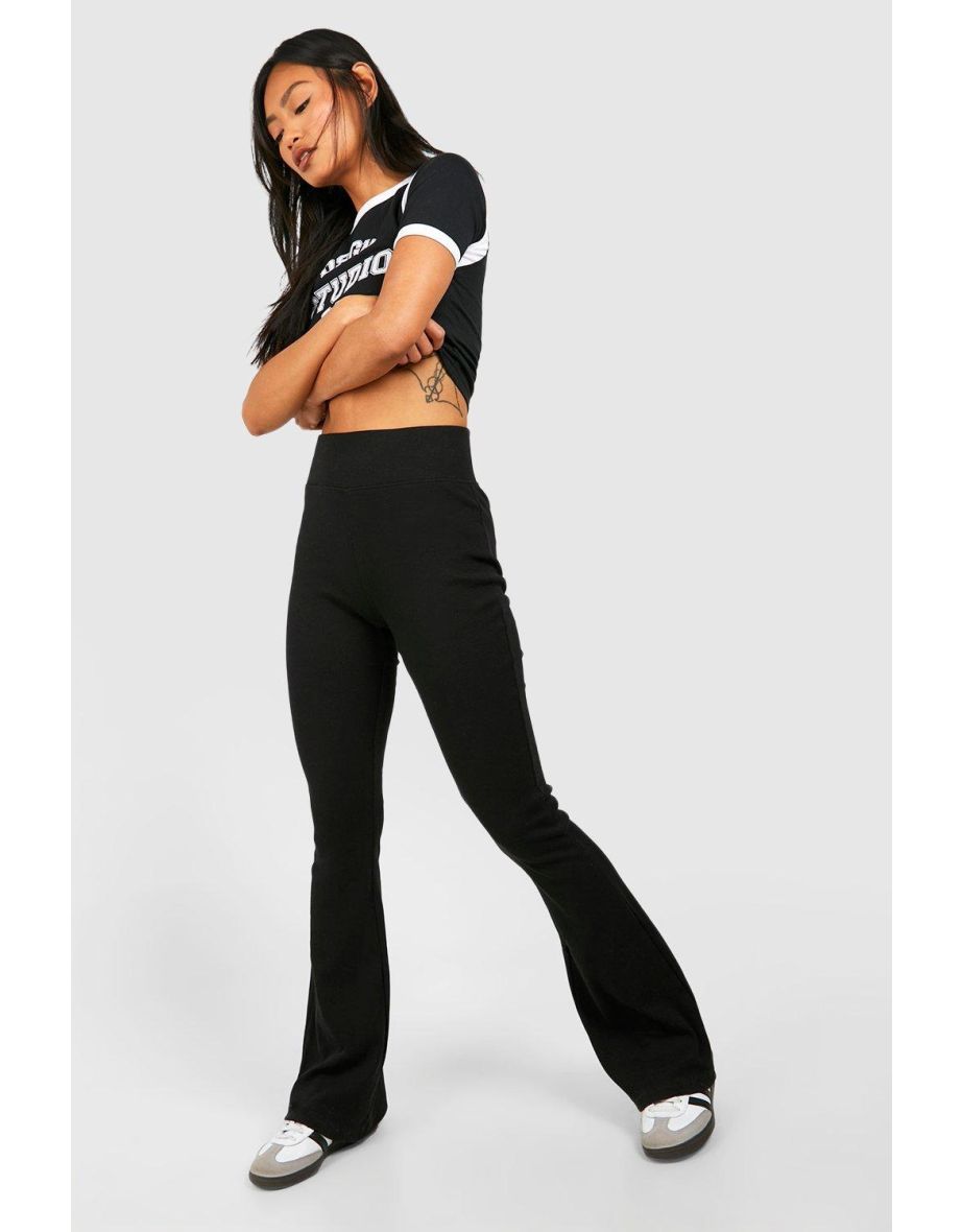 Ribbed Yoga Pant - black