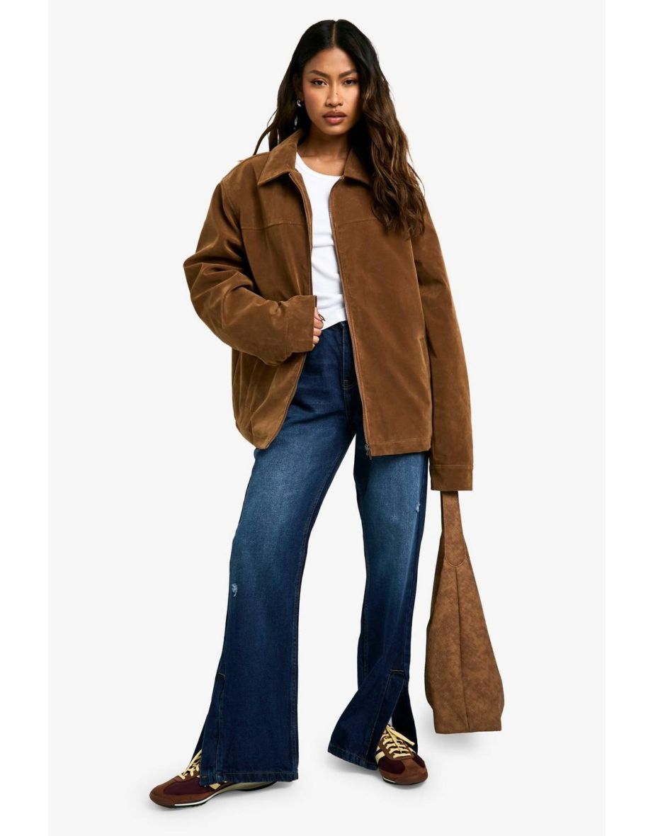 Split Hem Flare Denim Jean