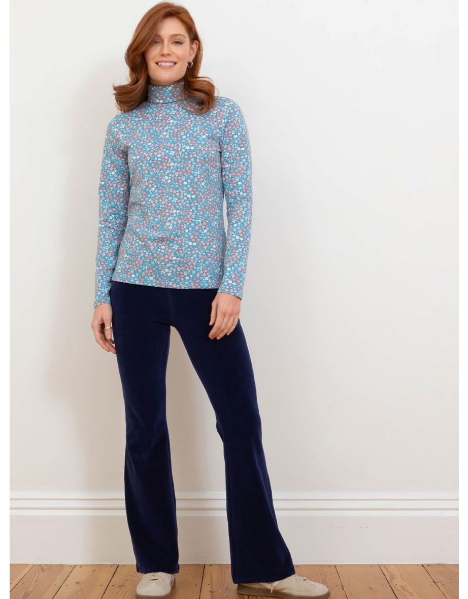 Asker flare velvety leggings