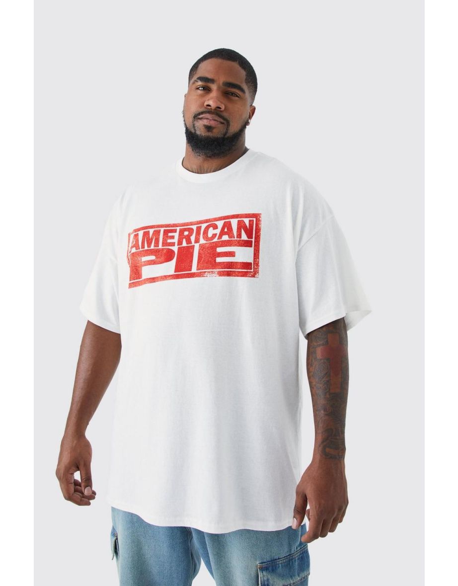 Plus American Pie License T-shirt - white