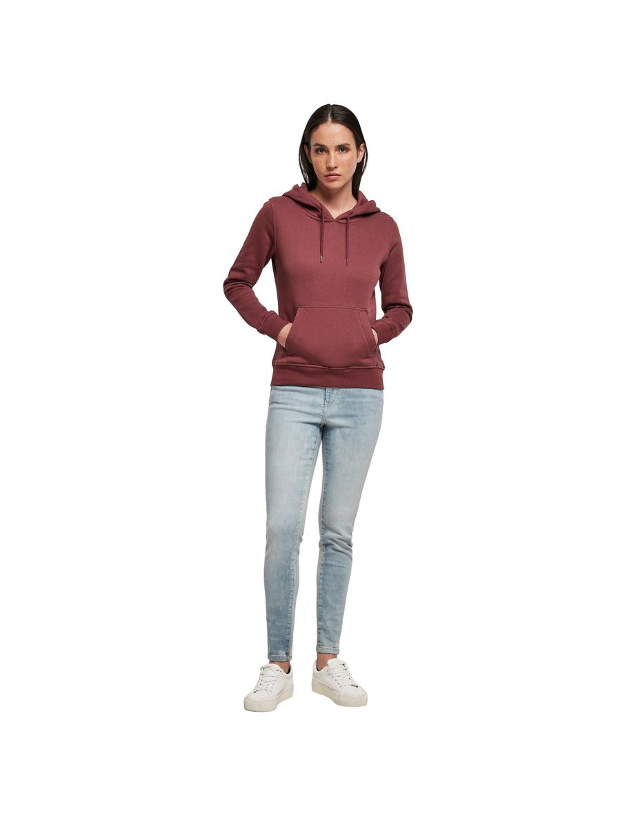 Womens/Ladies Organic Hoodie - Cherry - 1