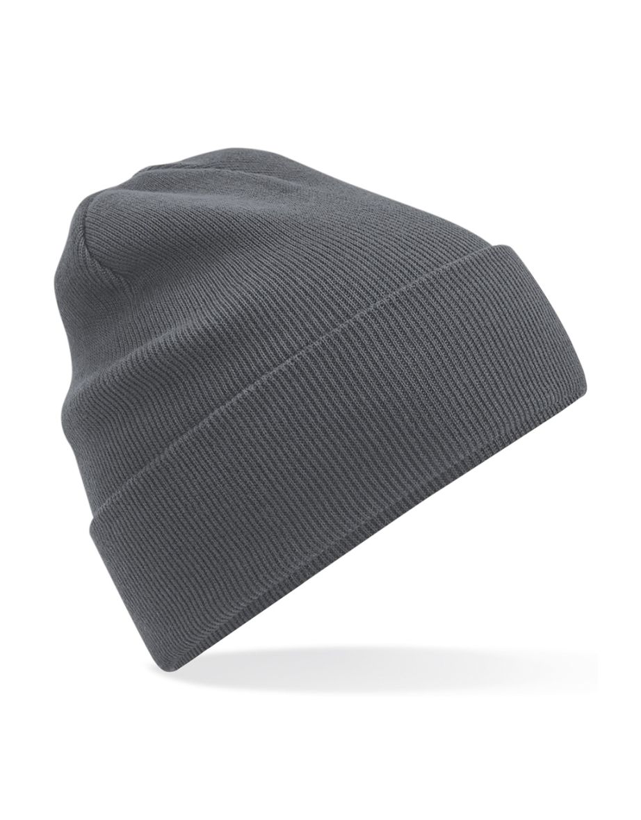 Beechfield Original Cuffed Organic Cotton Beanie - Graphite Grey
