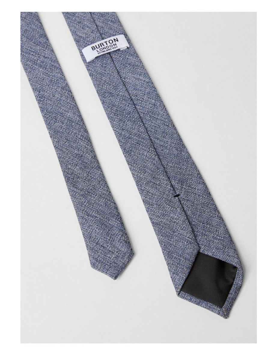 Navy Tweed Tie - 3