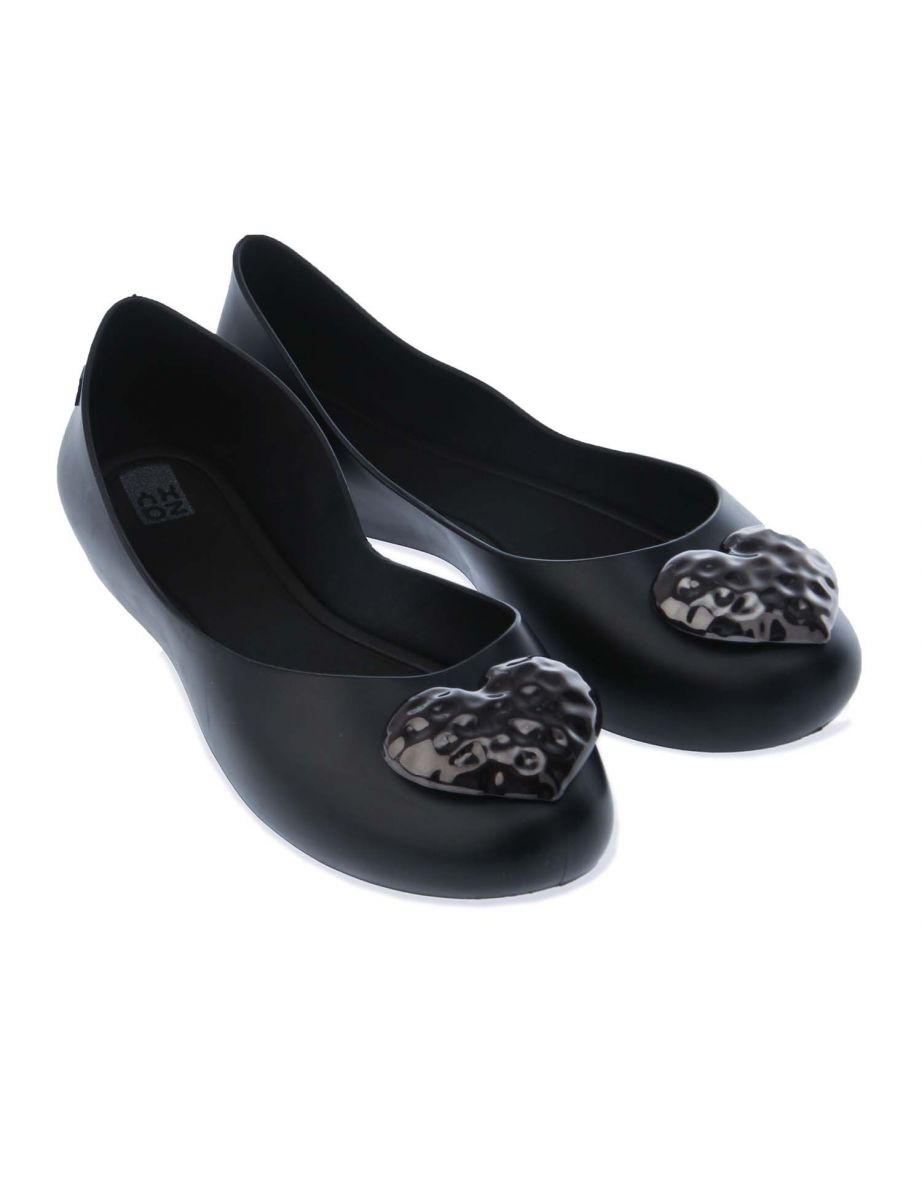 Women's Zaxy New Start Heart Shoes in Black