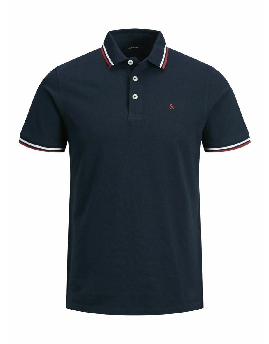 Cotton Pique Polo Shirt with Short Sleeves - 6