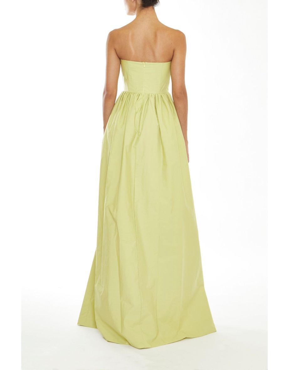 Emma Apple-Green Hi-Low Hem Maxi - 1
