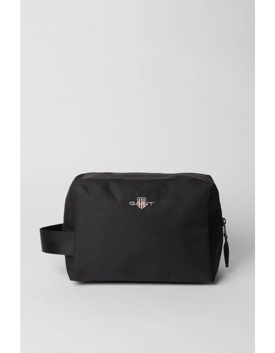 Gant Shield Logo Wash Bag Black