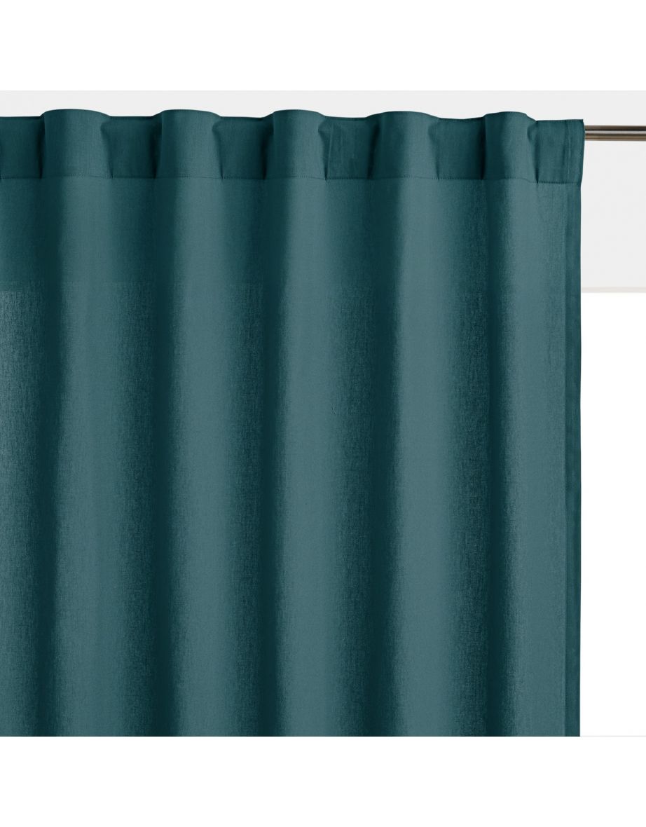 Scenario Single Cotton Curtain with Concealed Tabs