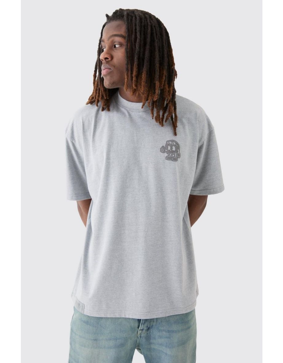 Oversized Call Of Duty Warzone Task Force License T-shirt - grey