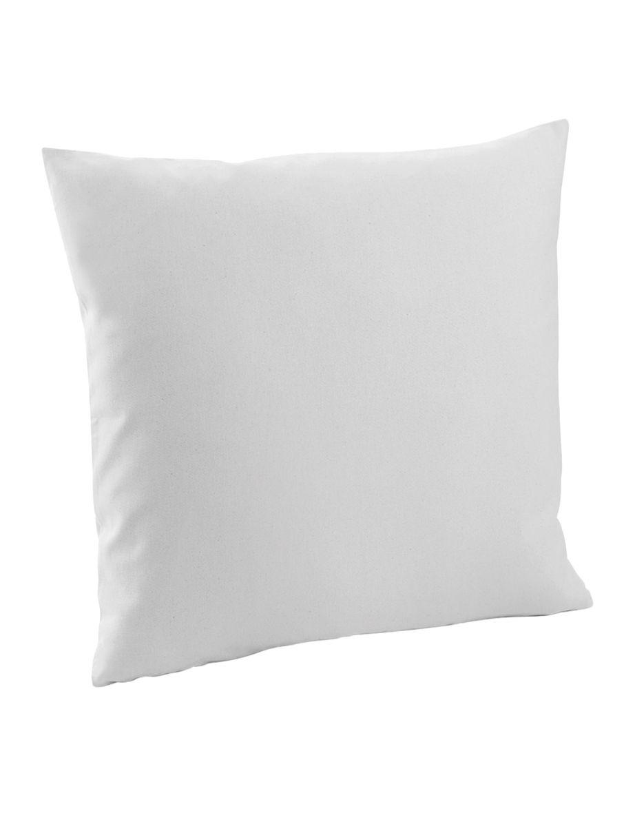 Westford Mill Fairtrade Cotton Canvas Cushion Cover - Light Grey