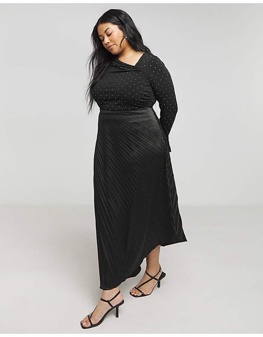 Joanna Hope Jersey Top With Studs
