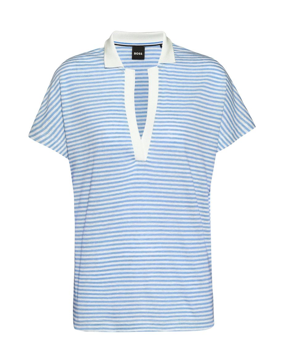 Women's Boss Enelina Striped Polo Shirt in other