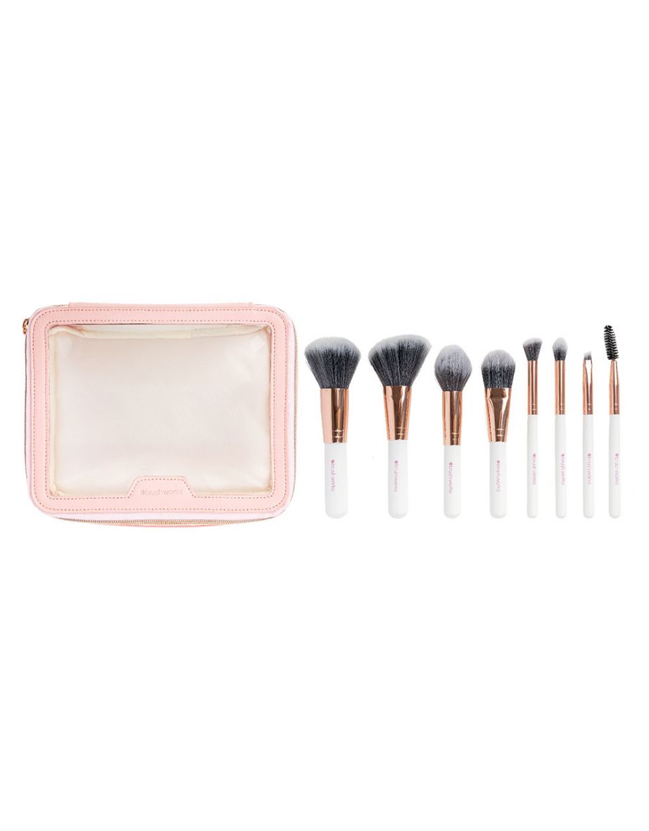 Brushworks Exclusive Makeup Brush and Bag Set