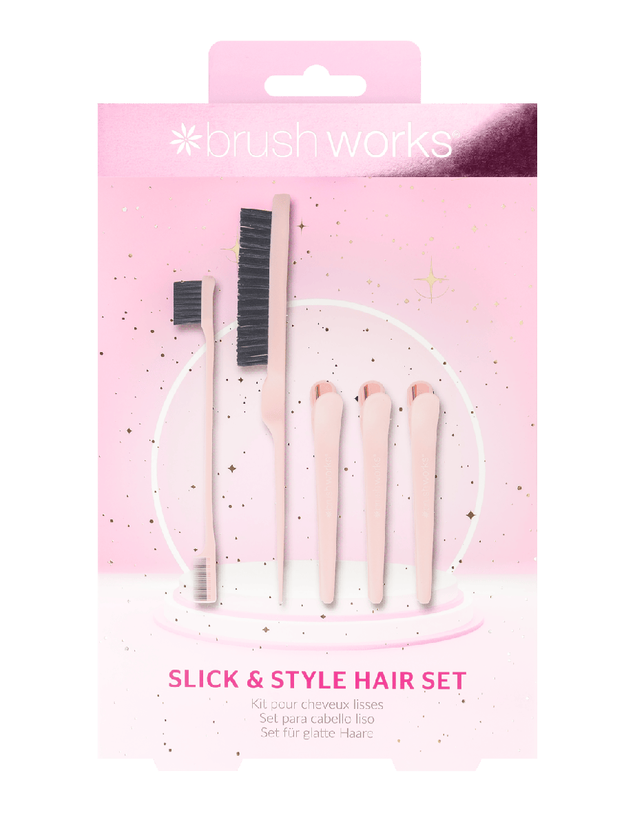 Brushworks Slick & Style Hair Set - 7