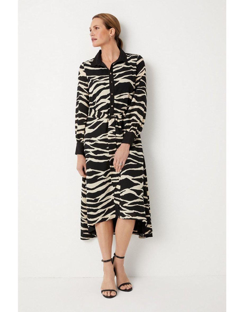 Wallis animal print outlet shirt dress