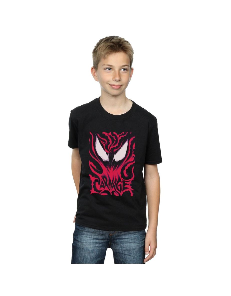 Marvel Boys Venom Carnage T-Shirt - Black