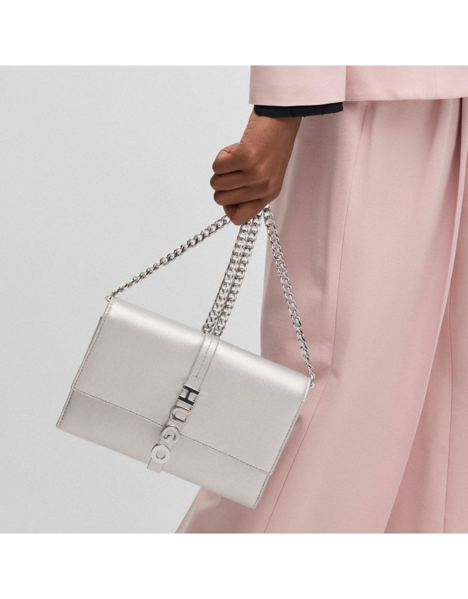Accessories Hugo Mel Clutch Bag in Silver