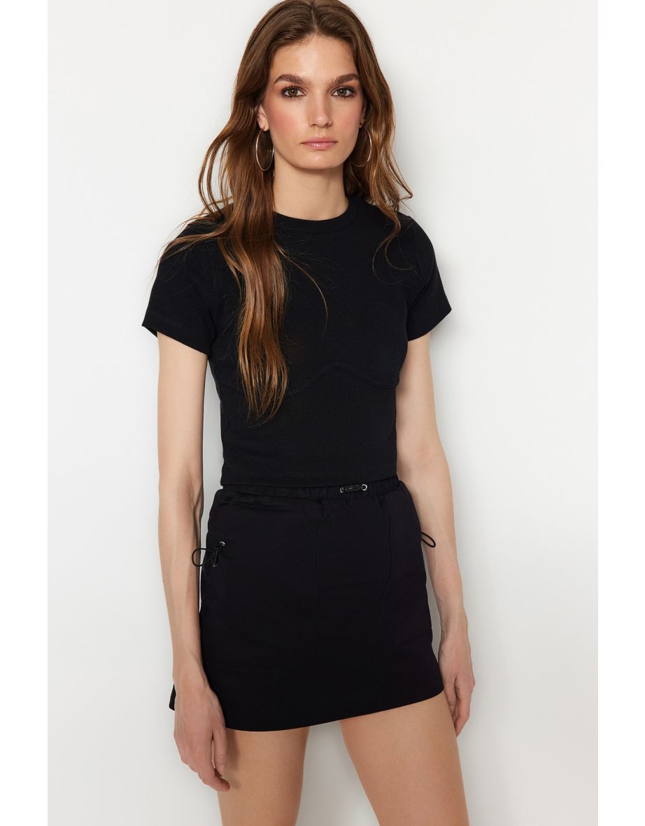Blouse - Black - Regular fit