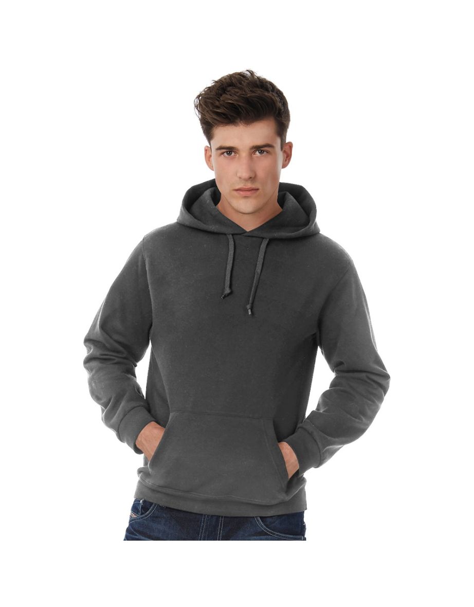 B&C Adults Hooded Sweatshirt/Hoodie - Anthracite - 1