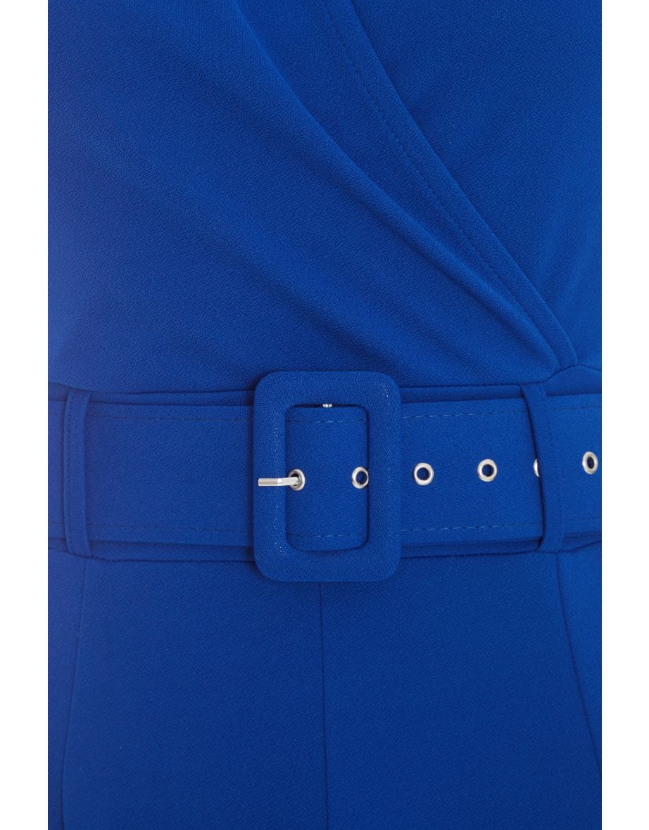Quiz Royal Blue Palazzo Jumpsuit - 5