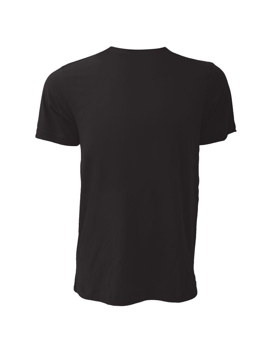 Canvas Unisex Jersey Crew Neck T-Shirt / Mens Short Sleeve T-Shirt - Vintage Black - 2