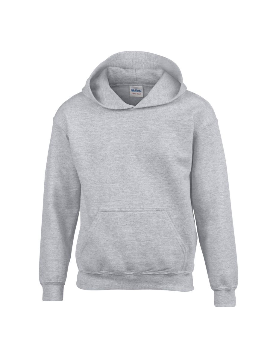 Gildan Childrens/Kids Heavy Blend Hoodie - Sports Grey