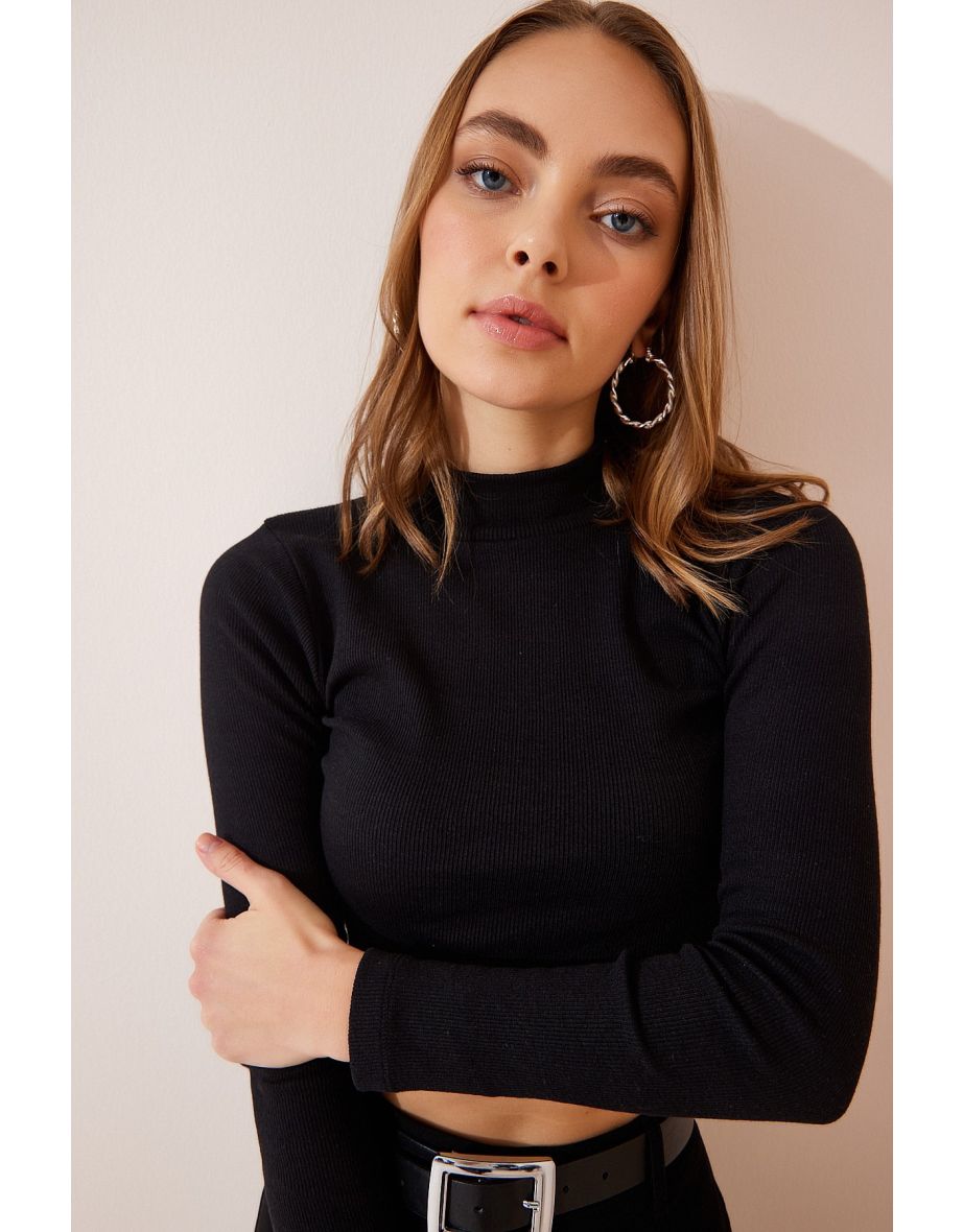 Blouse - Black - Fitted