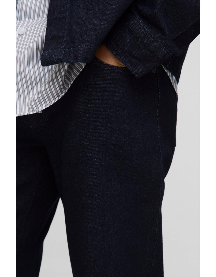 Straight Fit Smart Indigo Denim Jeans - dark indigo - 2