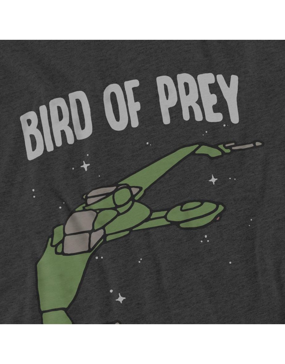 Star Trek Unisex Adult The Bird of War T-Shirt - Charcoal - 3