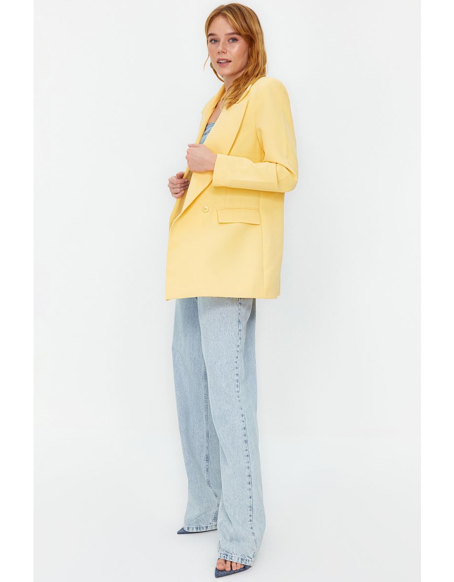 Light Orange Blazer Jacket