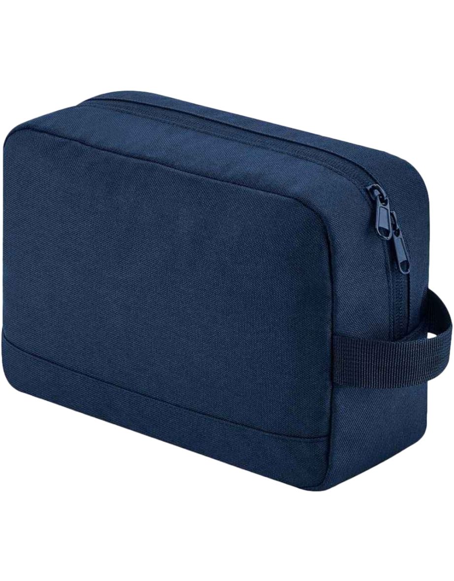 Bagbase Unisex Adult Essentials Recycled Toiletry Bag - Navy