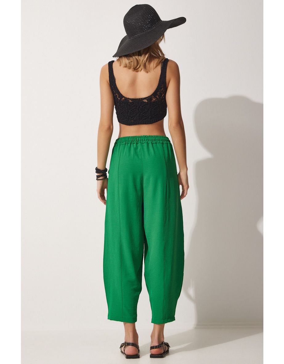 Pants - Green - Carrot pants - 4