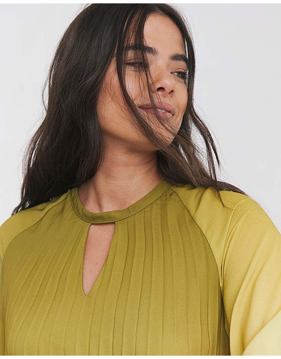 Joanna Hope Ombre Pleated Shift Dress - 3