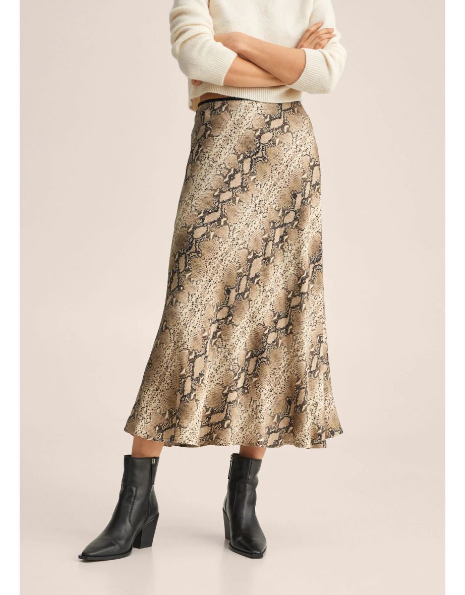 Oasis hotsell snakeskin skirt