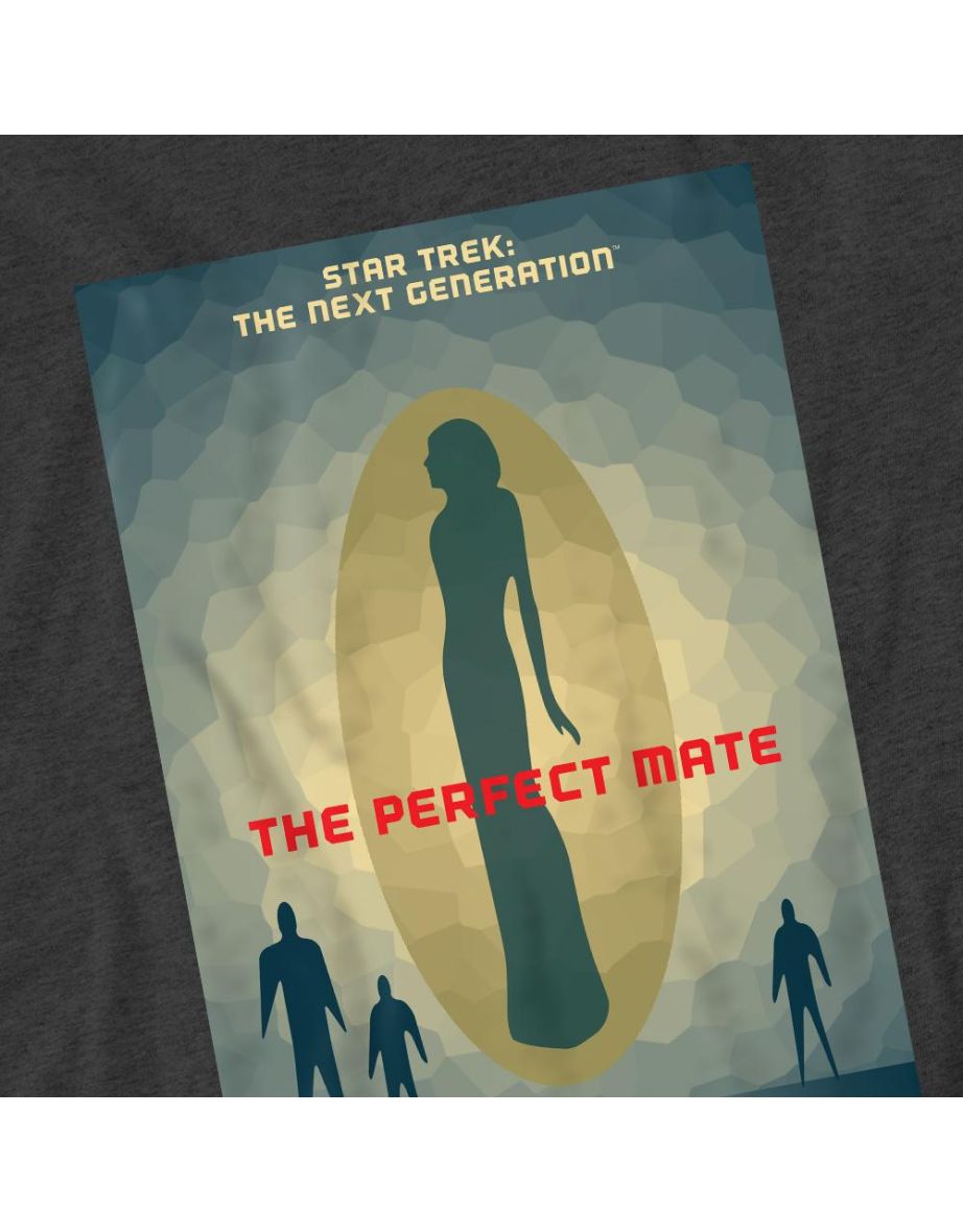 Star Trek Unisex Adult The Next Generation Season 5 Episode 21 T-Shirt - Charcoal - 3