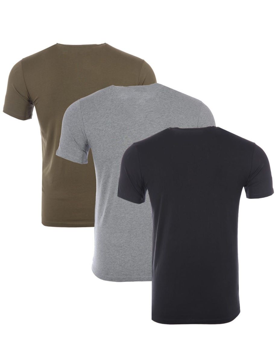 Men's Diesel 3 Pack Randal Basic Stretch Cotton T-Shirt in other - 1