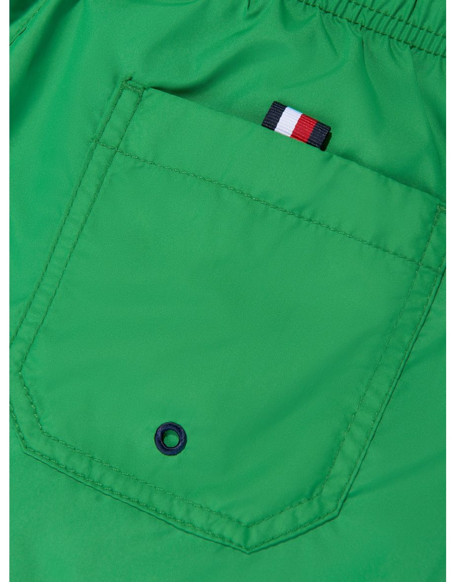 Tommy Hilfiger Boys Medium Drawstring Swim Shorts in Green - 3